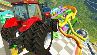 Slant of Death Jumps & Crashes #13 - BeamNG drive