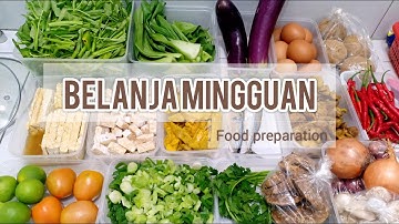 Belanja Mingguan 100rb an | Food Preparation Indonesia 2022