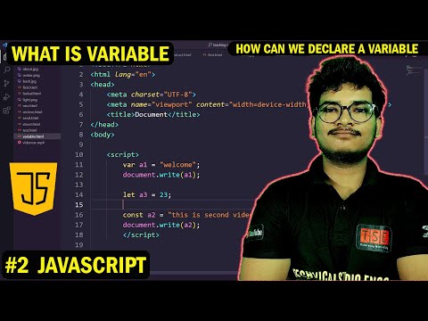 JavaScript #2 | what is Variable | How can we declare a variable || Deepak Sir