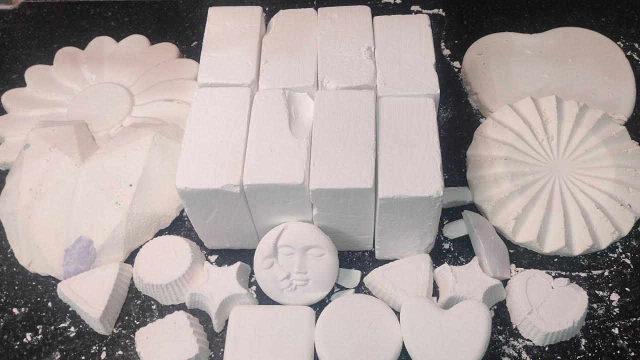 Fresh Gym chalk blocks +soft reforms crush 🤍🤍 