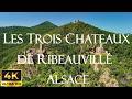 Les Trois Châteaux de Ribeauvillé | Alsace | 4K Scenic Relaxation Film With Calming Epic Music