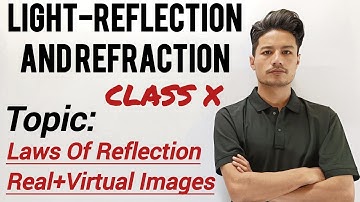 Light-Reflection And Refraction/Laws of Reflection/Types Of Mirrors/Real And Virtual Image [Class10]