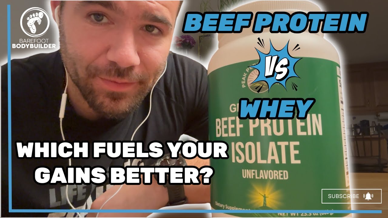 🥩 Beef Protein vs. Whey Protein: Which One Wins? 💪