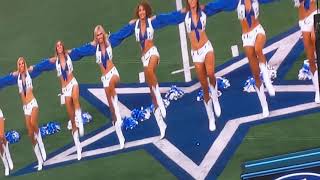 Dallas Cowboys cheerleaders perform thunderstruck 11/14/21 vs Atlanta Falcons