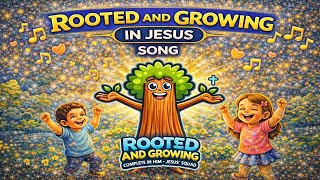 Rooted in Jesus Song for Kids 🌳 | Colossians 2:6–7 Bible Verse Song