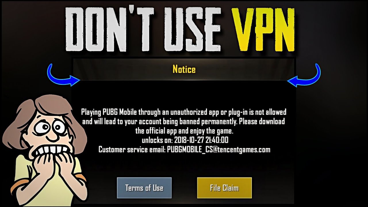 Will I get banned if I use VPN in PUBG mobile?
