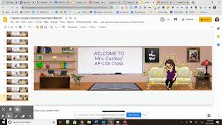 Animated gif google classroom banner