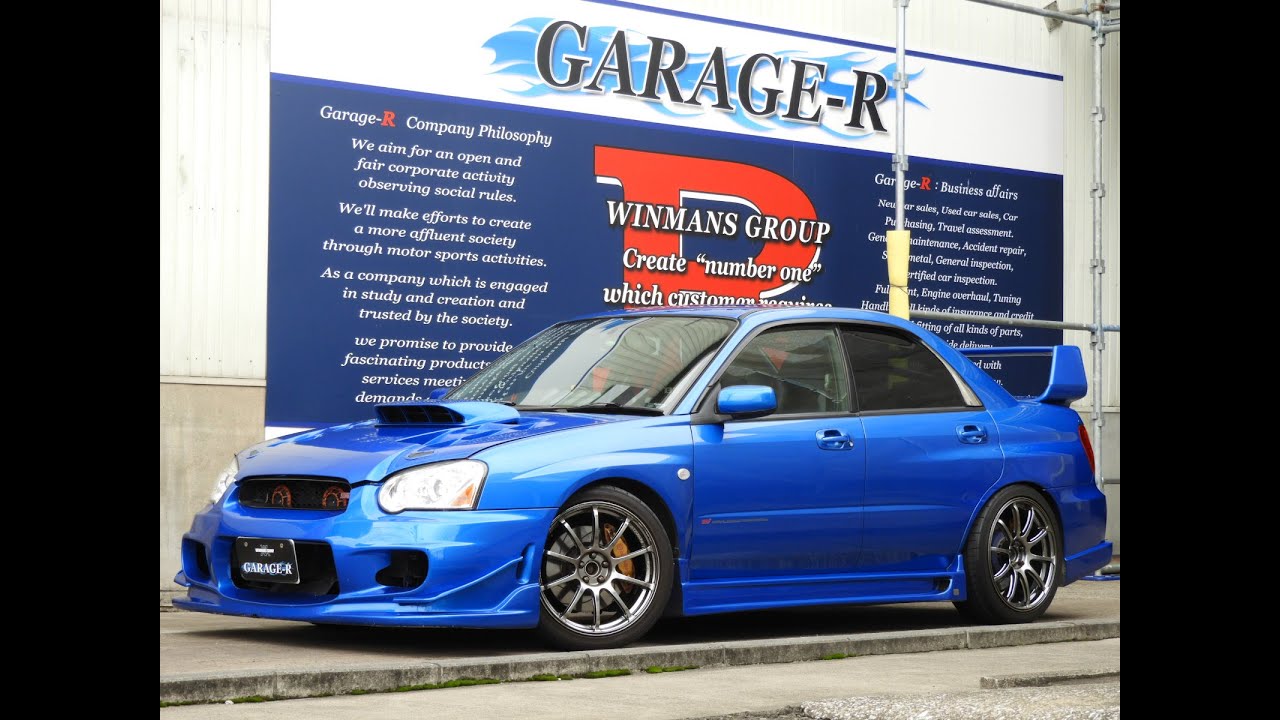 GDB インプレッサ WRX STI ingsエアロ BLITZ車高調 東名マフラー Defi4