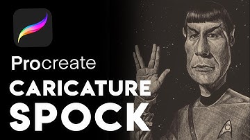 I Draw Caricature on iPadpro Procreate Timelapse