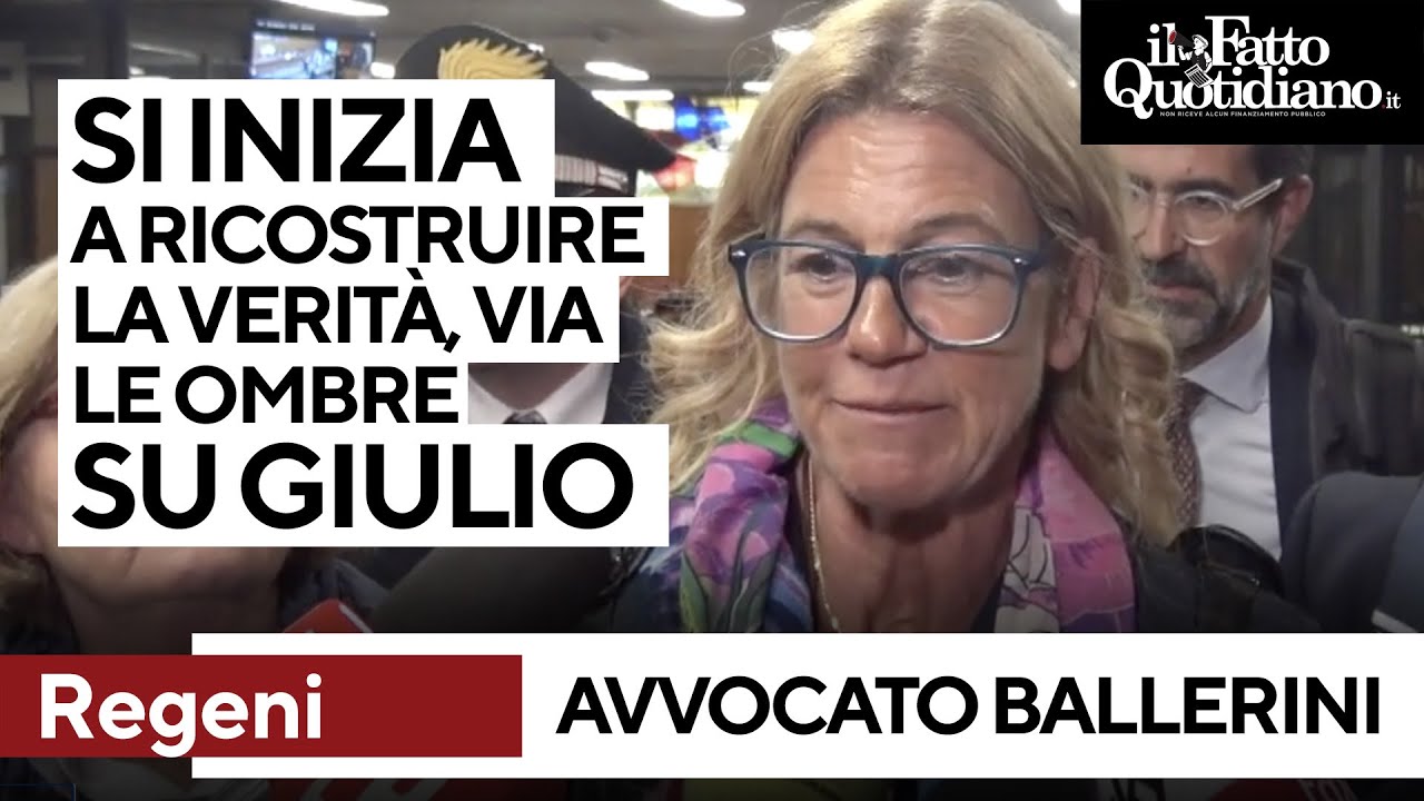 Regeni, Ballerini (legale famiglia): “Via le ombre, si inizia a ricostruire la verità processuale”