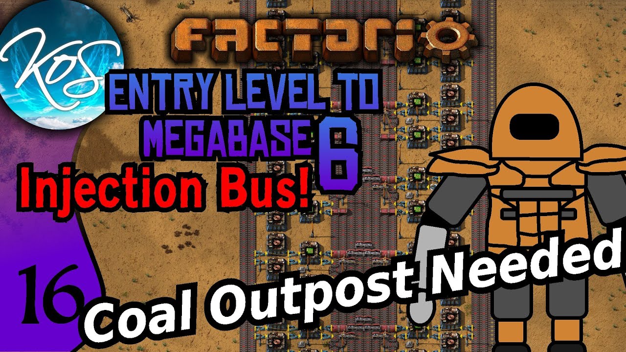 Factorio - Entry Level to Megabase 6: Injection Bus 16 - COAL MINE ...