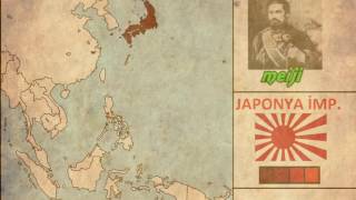 Japanese Empire    / rise and fall /  Every  Year  (1868-1945 )  HD