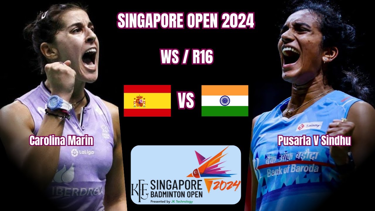 Pornpawee Chochuwong vs Carolina Marin / QuarterFinals / KFF Singapore Badminton Open 2024