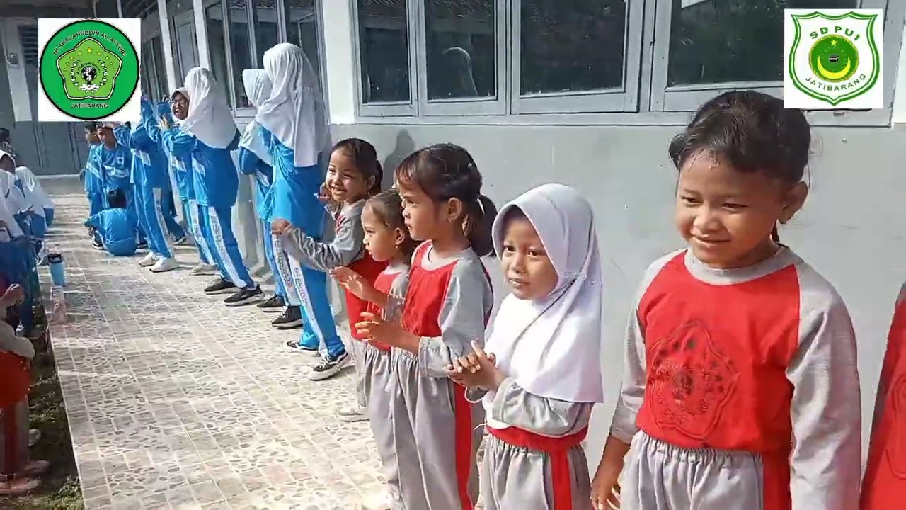 Senam bareng sama anak' TK Al - AYUBI JATIBARANG 