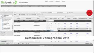 Extensive Reporting in GoSignMeUp Registration Software screenshot 5