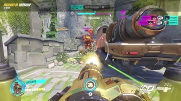Bastion highlight - triple kill - clutch on Eichenwalde, point B