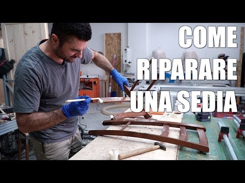 RIPARAZIONE DI UNA SEDIA IN LEGNO - Fai da te