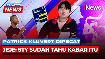 Jeje Dapat Pesan Teks dari Shin Tae Yong Usai Pemecatan Kluivert | Breaking News (16/10)