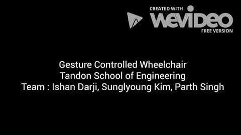 Gesture Controlled Wheelchair