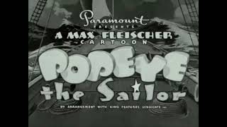 Popeye The Sailor (1940) With Poopdeck Pappy Intro (Color Fixed)