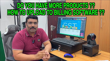 How to upload products to Billing software via Excel Sheet  Raintech POS Billing software Yes
