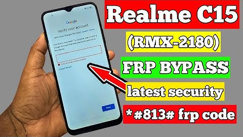 Realme C15 (RMX2180) FRP Bypass Android 11 | Realme C15 Google Account Remove Android 11 *#813# not