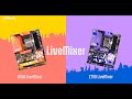 Born to streamasrock livemixer series motherboards
