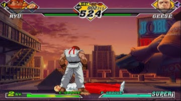 Capcom vs. SNK 2: Mark of the Millennium 2001 - Kyo/Evil Ryu/Cammy - Arcade Mode Playthrough