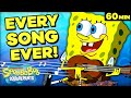 EVERY Song Ever 🎵 | 1 Hour  Music Compilation | SpongeBob
