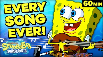 EVERY Song Ever 🎵 | 1 Hour+ Music Compilation | SpongeBob