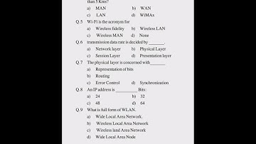 HSBTE Diploma 5th Semester Electronics &Communication Engineering Sample Paper of  Computer Networks