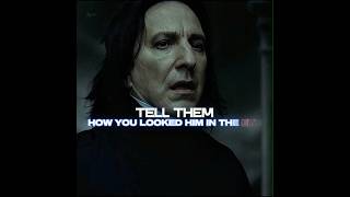 ''The Man they Misunderstood the Most''|#shorts #harrypotter #severussnape #tellthem #night #edit