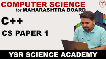 12th HSC CS Paper-I | C++ | Maharashtra Board