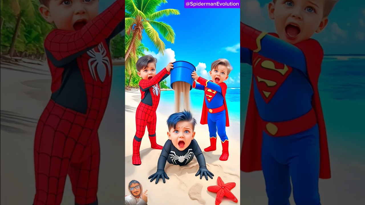 💥 Evolution video of spiderman 👀 