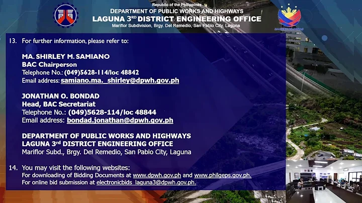 DPWH Laguna 3rd DEO - Pre-Bid Conference for Civil Works Projects | November 27, 2025