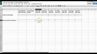 How to Sort Paper for Super Efficient Scanning  - The Theory