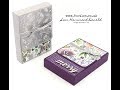 Frosted florals note card box using stampin up supplies