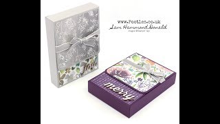 Frosted Florals Note Card Box using Stampin' Up! Supplies