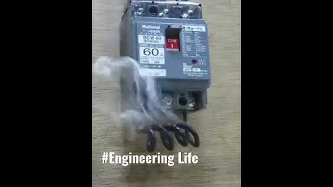 Short circuit Test on MCB #mcb #elcb #engineeringlife