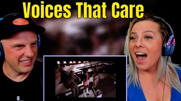 Voices That Care (1991) (Official Video) THE WOLF HUNTERZ REACTIONS