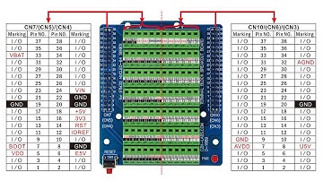 D 1689 Bottom-mount Screw Terminal Block Breakout Board Module for STM32 Nucleo-64