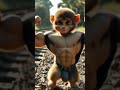 #monkey #ai #punch #shortvideo #sixpack #monkey video #monkeybaby #funny
