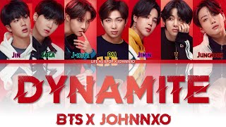 BTS (방탄소년단) 'DYNAMITE' (Remix by Johnnxo) (Color Coded Lyrics HAN/ROM/ENG) Resimi