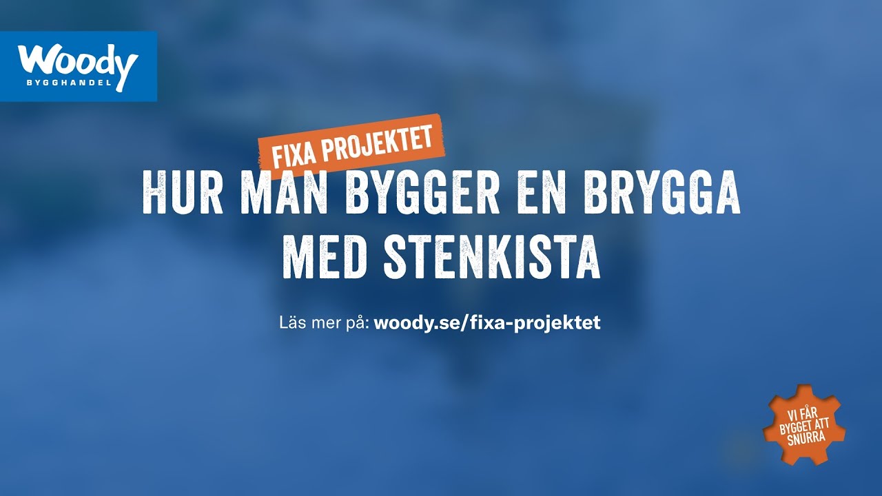 Hur man bygger en brygga med stenkista
