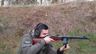 PPSz wz.41, jak.7,62x25, Pepesza - Fabryka Strzelania CSS,  Strzelnica Lubuskie Strzelnica Kostrzyn