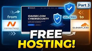Full Tutorial (Part 3): How do create a free cybersecurity website with free hosting in Cloudflare