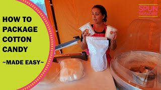 How to Package Cotton Candy in Bags & Containers