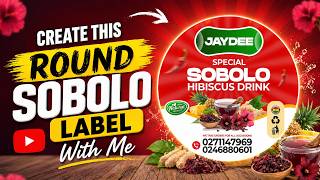 Sobolo Label Design In @Photoshop || I Love Designing.