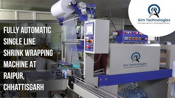 Fully automatic Shrink wrapping machine installed at customer’s place  #raipur  #chhattisgarh