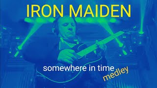 Iron Maiden - Somewhere In Time guitar medley #futurepast #ironmaiden #eddie #somewhereintime